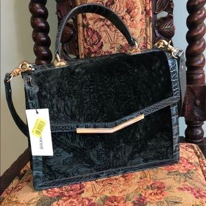 Brahmin Gabriella Ivy Cellini velvet handbag NWT